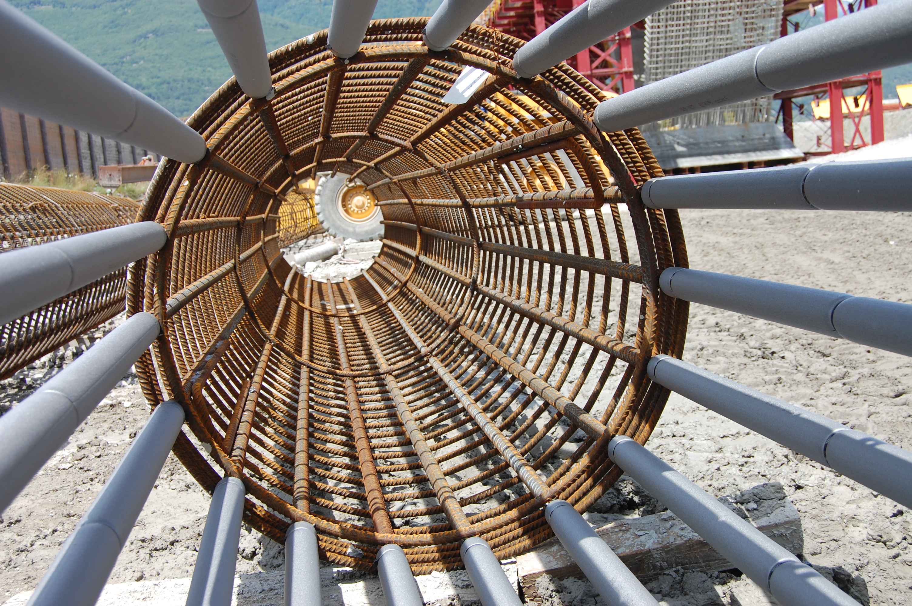 Bewehrungskorb für Projekt von Bauer Spezialtiefbau Schweiz